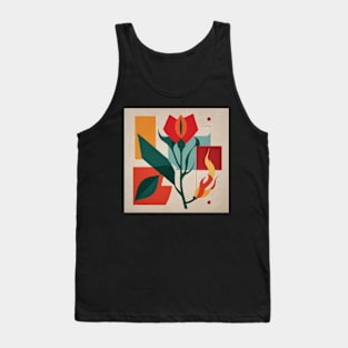 Abstract hot pepper plant Tank Top